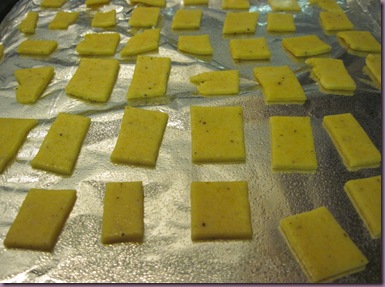 Cheese Crackers Pre-Cook